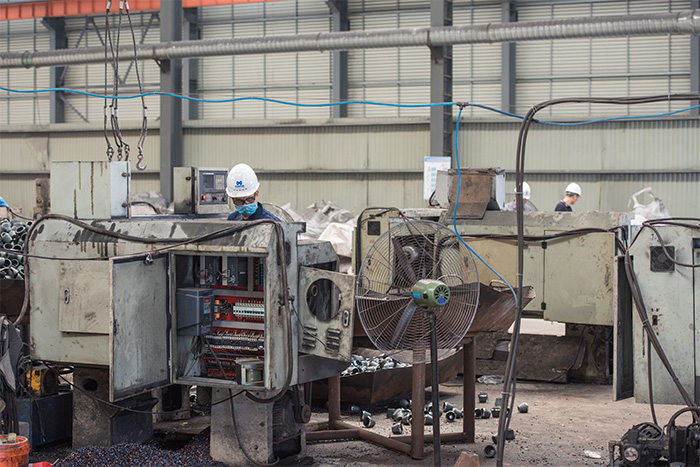 济源网架配件-锥头加工车间